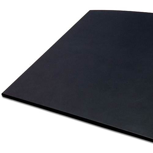 Dacasso Desk Pad 34" Width x 24" Depth - Leather - Black - 1 Each (P1022)