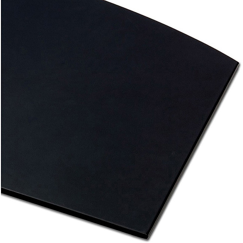 Dacasso Desk Pad 34" Width x 24" Depth - Leather - Black - 1 Each (P1022)