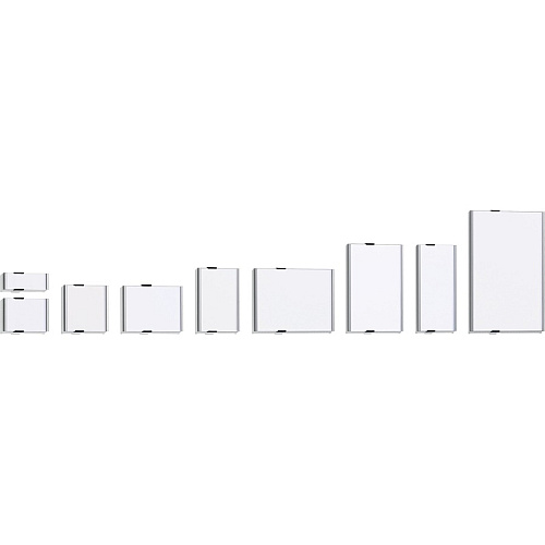 DURABLE&reg; Wall Mounted INFO SIGN 5.9" Width x 4.2" Height - Rectangular Shape - Wall Mountable, Door-mountable - Anti-glare - Indoor - Acrylic, Aluminum - Silver - 1 Each (480123)