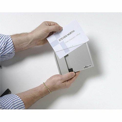 DURABLE Aluminum/Acrylic Information Sign Panel 6.1" Width x 8.5" Height - Wall Mountable - Indoor - Acrylic, Aluminum - 1 Each (480323)