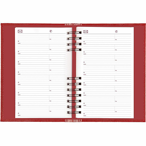 Blueline Brownline Coilpro Daily Appointment Planner (CB634CRED)
