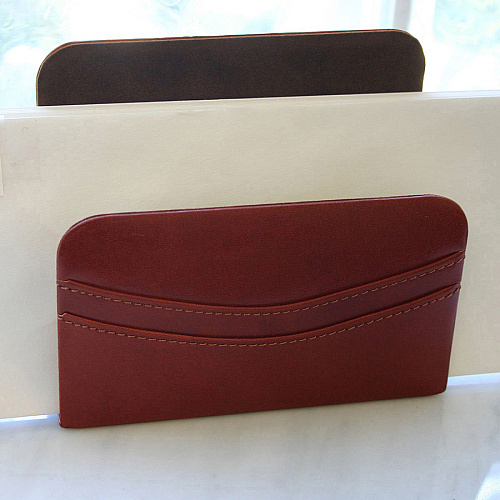 Dacasso Letter Holder Leather - Mocha - 1 Each (A3008)