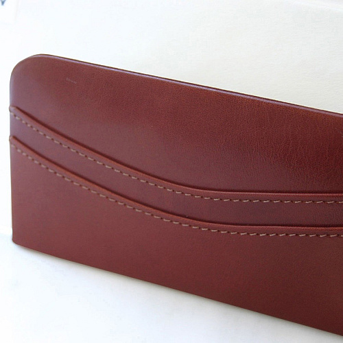 Dacasso Letter Holder Leather - Mocha - 1 Each (A3008)