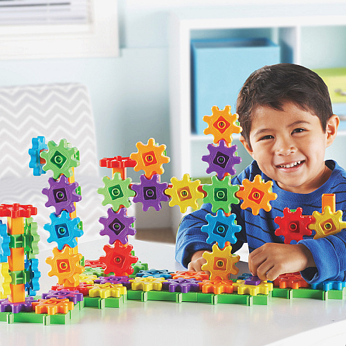 Gears!Gears!Gears! Beginner's Building Set Theme/Subject: Learning - Skill Learning: Early Skill Development - 3-10 Year - 95 Pieces (LER9162)