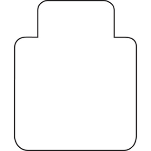 Lorell Standard Lip Chairmat 48" Length x 36" Width x 0.133" Thickness - Lip Size 10" Length x 19" Width - Vinyl - Clear - 1 Each (LLR25757)