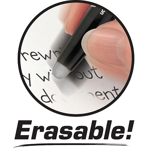 Pilot FriXion Ball Erasable Gel Pens Fine Pen Point - 0.7 mm Pen Point Size - Black, Blue, Red Gel-based Ink - 3 / Pack (31557)
