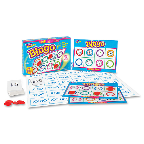 Trend Telling Time Bingo Game Theme/Subject: Learning - 6-8 Year (6072)