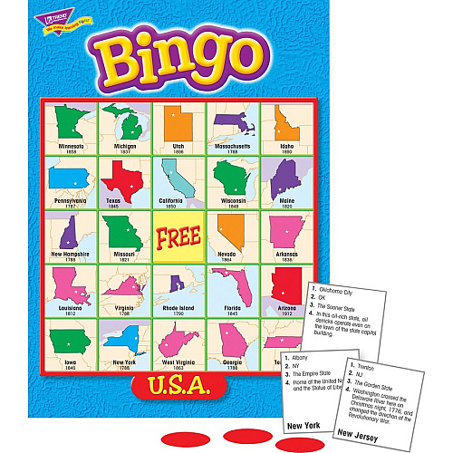 Trend U.S.A. Bingo Game 8-13 Year (6137)