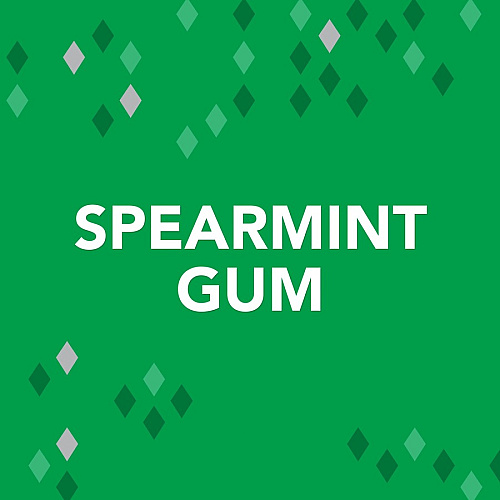 Orbit Spearmint Sugar-free Gum - 12 packs Spearmint - Individually Wrapped - 14 /Pack - 12 / Box (11484)