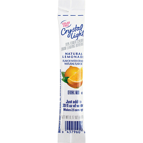 Crystal Light Crystal Light On-The-Go Mix Lemonade Sticks Powder - 0.17 oz - 30 / Box (79660)