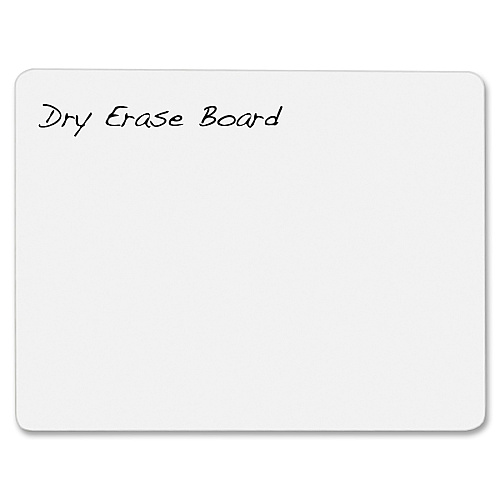 Creativity Street White Boards 12" (1 ft) Width x 9" (0.8 ft) Height - White Melamine Surface - 10 / Pack (988110)