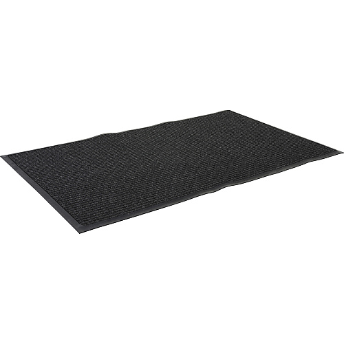Genuine Joe WaterGuard Indoor/Outdoor Mats Carpeted Floor, Hard Floor, Indoor, Outdoor - 60" Length x 36" Width - Rubber, Polypropylene - Charcoal Gray - 1 Each (GJO59473)
