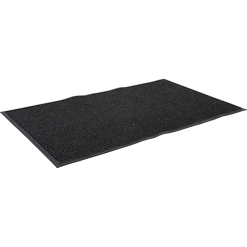 Genuine Joe WaterGuard Indoor/Outdoor Mats Carpeted Floor, Hard Floor, Indoor, Outdoor - 60" Length x 36" Width - Rubber, Polypropylene - Charcoal Gray - 1 Each (GJO59473)