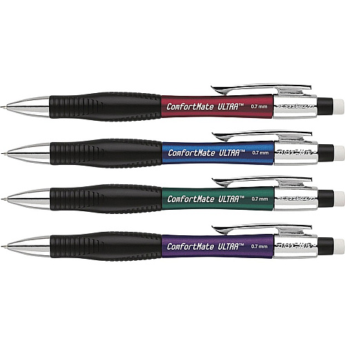 Paper Mate Comfortable Ultra Mechanical Pencils 0.7 mm Black Lead - #2 - Assorted Barrel - 1 Each (1738798)