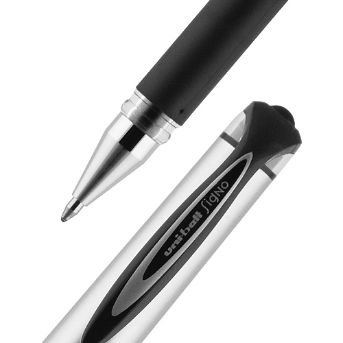 uni-ball uniball&trade; 207 Impact Gel Pen Refill 1 mm , Bold Point - Black Ink - Acid-free, Water Resistant, Fade Resistant, Super Ink - 2 / Pack (65808PP)