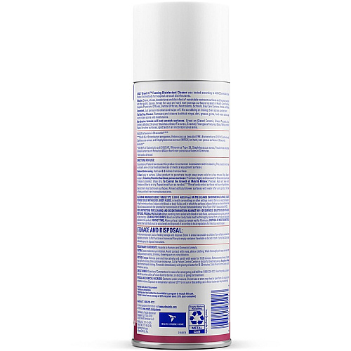 Lysol&reg; I.C. Foaming Disinfectant Cleaner, 24 oz. Can Ready-To-Use - 24 fl oz (0.8 quart) - Non-abrasive, Bleach-free, Anti-bacterial, Deodorize, Rinse-free, Scrub-free - White Aerosol Spray Can - 1 Each (95524)