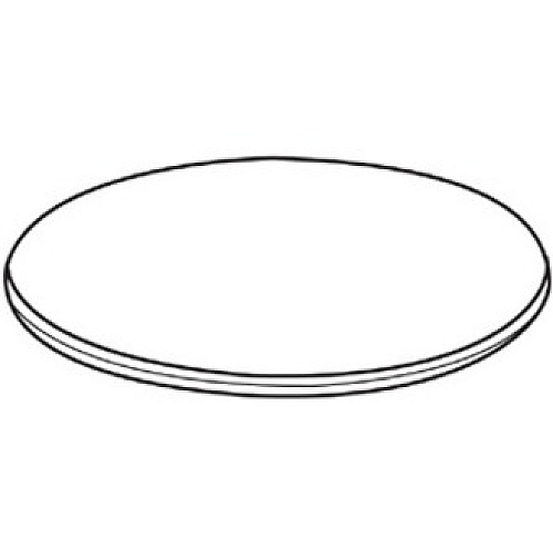 Lorell Essentials Conference Tabletop Laminated Round, Mahogany Top - Contemporary Style - 41.38" Table Top Width x 41.38" Table Top Depth x 1" Table Top Thickness - Conferencing - Assembly Required - Wood Top Material - 1 Each (LLR87239)