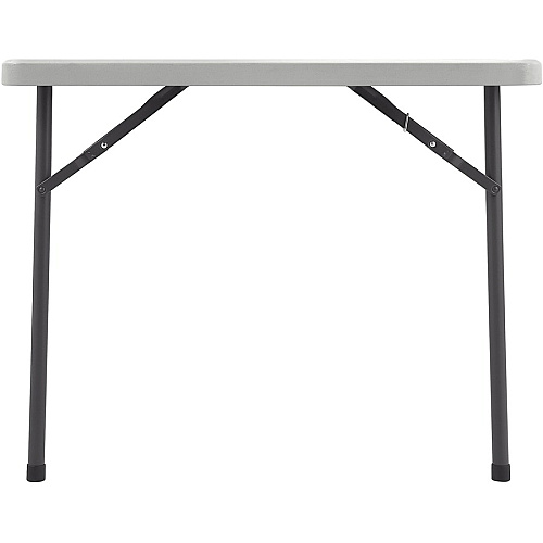 Lorell Ultra-Lite Banquet Folding Table Square Top - 600 lb Capacity - 29" Height x 36" Width x 36" Depth - Indoor, Outdoor - Gray, Powder Coated - 1 Each (LLR60328)