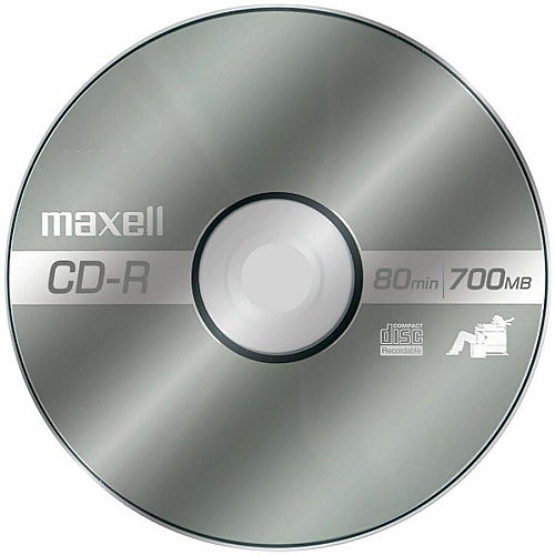 Maxell CD-R700 CD Recordable Media - CD-R - 48x - 700 MB - 25 Pack - Light Green 120mm - 1.33 Hour Maximum Recording Time (648445)