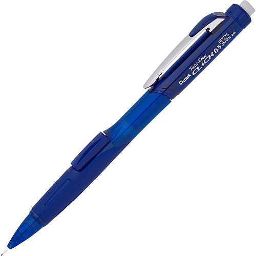 Pentel .5mm Twist Erase Click Mechanical Pencils 0.5 mm Lead - #2 - Refillable - Transparent Barrel - 1 / Pack (PD275TLEBP)