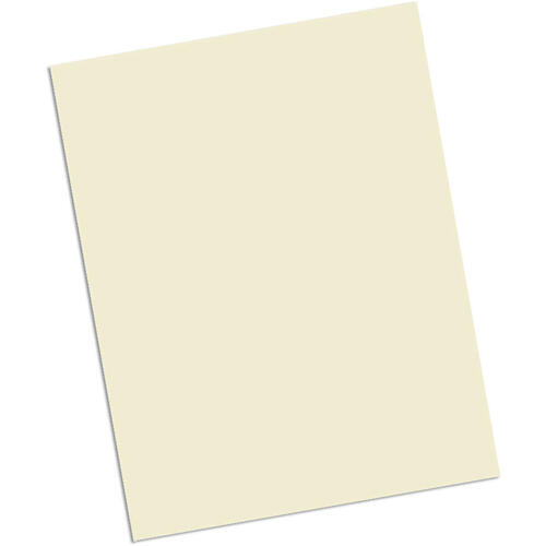 Pacon Array Card Stock, 65 lb Cover Weight, 8.5 x 11, Ivory, 100/Pack (101186)