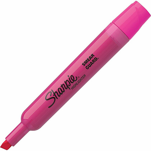 Sharpie Tank Style Accent Highlighters Chisel Marker Point - Yellow, Orange, Pink, Blue Ink - 4 / Pack (25174PP)