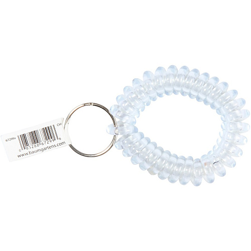 Baumgartens Plastic Wrist Coil Key Chains Assorted - 1 Each (KC7000)