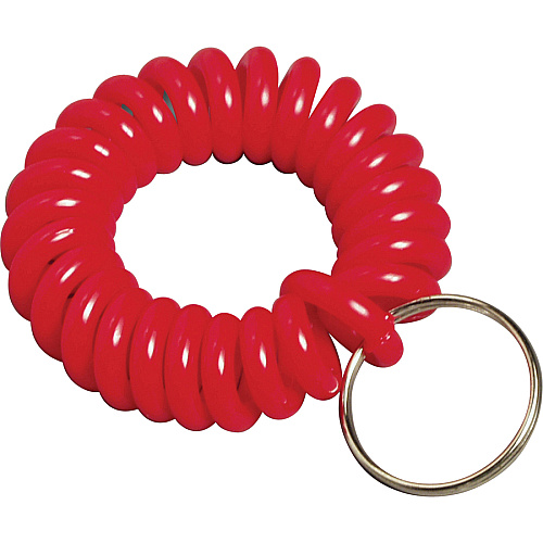 Baumgartens Plastic Wrist Coil Key Chains Assorted - 1 Each (KC7000)