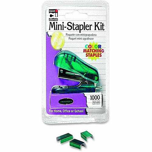 CLI Mini Stapler Kits Counter Display Assorted - 1 Each (82000)