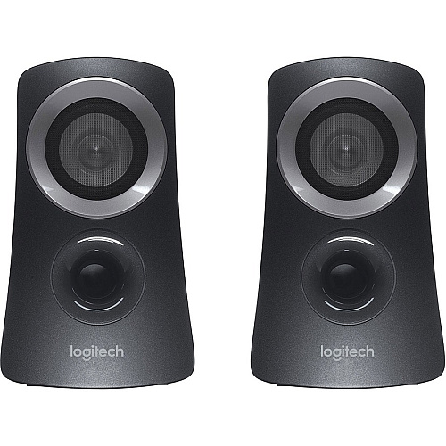 Logitech Z313 2.1 Speaker System - 25 W RMS - Black 48 Hz to 20 kHz - Headphone - 1 (980000382)