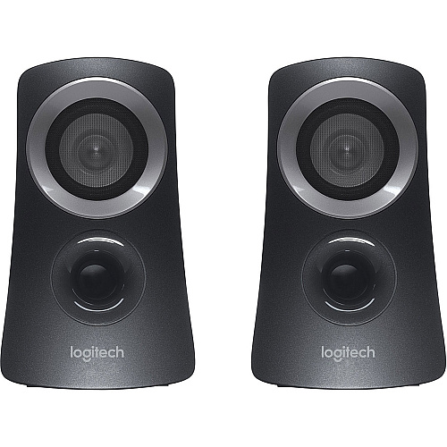 Logitech Z313 2.1 Speaker System - 25 W RMS - Black 48 Hz to 20 kHz - Headphone - 1 (980000382)