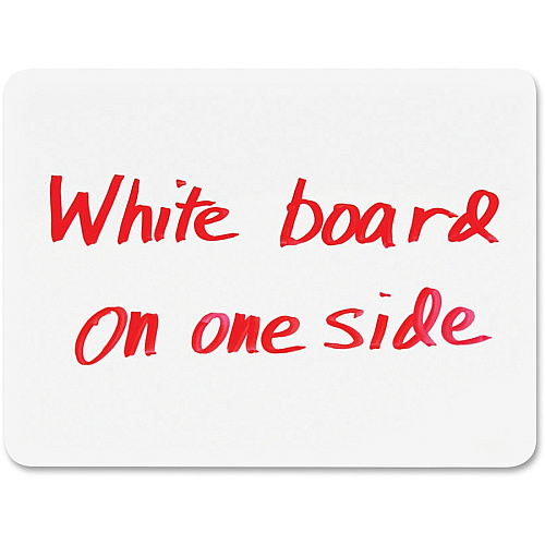 Creativity Street 2-in-1 Personal Combo Board 12" (1 ft) Width x 9" (0.8 ft) Height - Dark Green Surface - 10 / Pack (988310)