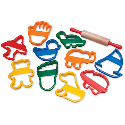 Creativity Street Clay Cutter Set Clay Craft - 11 Piece(s) - 11 / Set (9780)