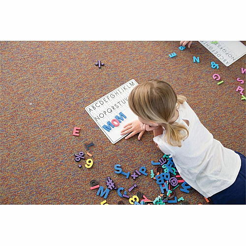Creativity Street WonderFoam Magnetic Letters/Numbers Magnetic - Washable - Assorted - Foam - 130 / Set (4357)