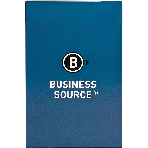 Business Source 1/3 Tab Cut Legal Recycled Top Tab File Folder 8 1/2" x 14" - 3/4" Expansion - Top Tab Location - Assorted Tab Position - 1 Plys - Manila - Manila - Tab - 10% Recycled - 100 / Box (BSN17526)