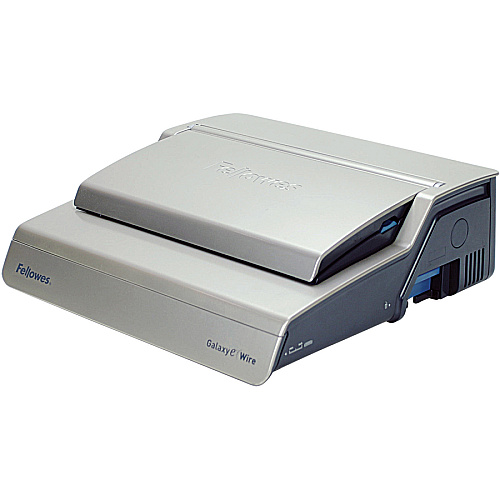 Fellowes Galaxy&trade;-E Electric Wire Binding Machine w/ Starter Kit A4, A5 - 6.5" Height x 17.8" Width x 19.7" Depth - Gray (5217801)