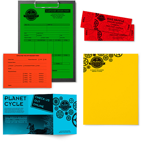 Astrobrights Color Paper - Assorted Letter - 8 1/2" x 11" - 24 lb Basis Weight - Green Seal - Acid-free, Lignin-free - Gamma Green, Re-entry Red, Orbit Orange, Sunburst Yellow - 500 / Ream (22226)