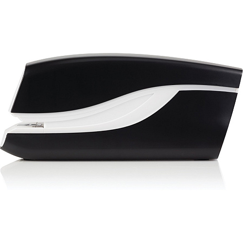 Swingline Breeze Automatic Stapler Staples Upto 20 Sheet of 20lb Paper - Holds Upto 105 Staple - Half Strip - Staple Size: 0.25" - 4 x AA - Black - 1 Each (42132)