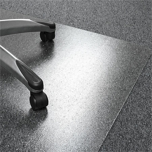 Cleartex Ultimat Ultimat&reg; Polycarbonate Rectangular Chair Mat for Carpets over 1/2" - 35" x 47" Carpeted Floor, Floor, Home, Office, Carpet - 47" Length x 35" Width x 0.110" Depth x 0.110" Thickness - Rectangular - Polycarbonate - Clear - 1 (118927ER)