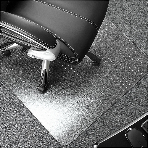 Cleartex Ultimat Ultimat&reg; Polycarbonate Rectangular Chair Mat for Carpets over 1/2" - 35" x 47" Carpeted Floor, Floor, Home, Office, Carpet - 47" Length x 35" Width x 0.110" Depth x 0.110" Thickness - Rectangular - Polycarbonate - Clear - 1 (118927ER)