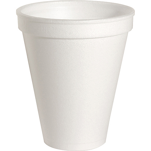 Genuine Joe 8 oz Hot/Cold Foam Cups 8 fl oz - White - Foam - Hot Drink, Cold Drink - 50/Pack - 20 / Carton (GJO58550)