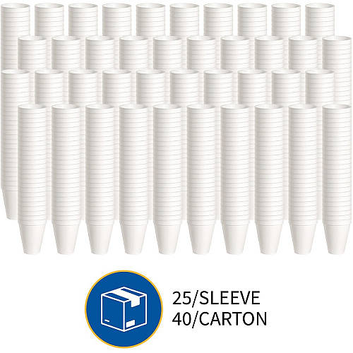 Genuine Joe 12 oz Hot/Cold Foam Cups 12 fl oz - White - Foam - Hot Drink, Cold Drink - 40/Pack - 25 / Carton (GJO58552)
