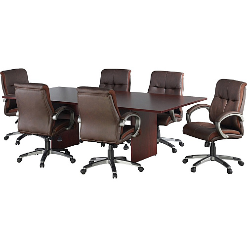 Lorell Essentials Rectangular Conference Tabletop Rectangle Top - 48" Table Top Width x 96" Table Top Depth x 1.25" Table Top Thickness - 1" Height x 94.50" Width x 47.25" Depth - Conferencing - Assembly Required - Mahogany - 1 Each (LLR69148)