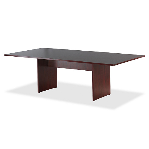 Lorell Essentials Conference Table Base (Box 2 of 2) 2 Legs - 28.50" Height x 49.63" Width x 23.63" Depth - Office, Conferencing - Assembly Required - Laminated, Mahogany - 1 Each (LLR69151)