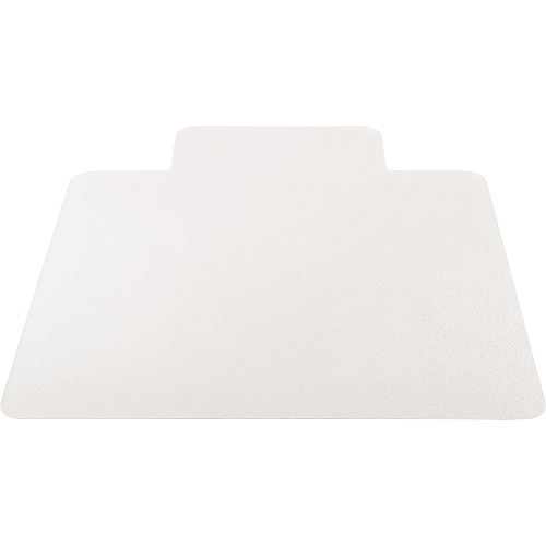 Lorell Wide Lip Chairmat Hard Floor, Wood Floor, Vinyl Floor, Tile Floor - 53" Length x 45" Width x 0.095" Thickness - Lip Size 12" Length x 25" Width - Vinyl - Clear - 1 Each (LLR69167)