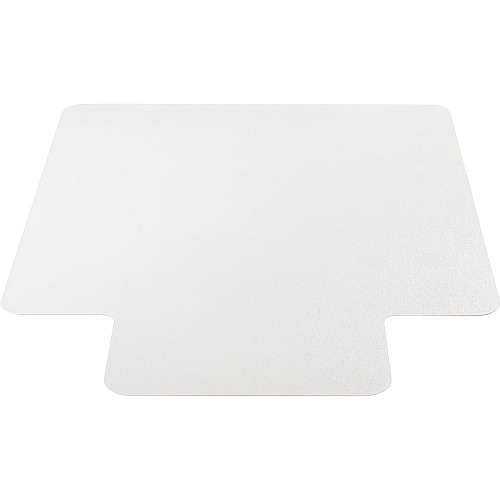 Lorell Wide Lip Chairmat Hard Floor, Wood Floor, Vinyl Floor, Tile Floor - 53" Length x 45" Width x 0.095" Thickness - Lip Size 12" Length x 25" Width - Vinyl - Clear - 1 Each (LLR69167)