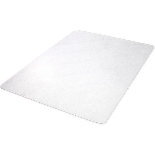 Lorell Chairmat Hard Floor, Wood Floor, Vinyl Floor, Tile Floor - 60" Length x 46" Width x 0.095" Thickness - Rectangular - Vinyl - Clear - 1 Each (LLR69169)