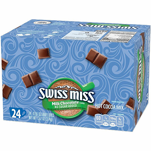 Swiss Miss No Sugar Added Hot Cocoa Mix (HUN55584) | OfficeCrave.com
