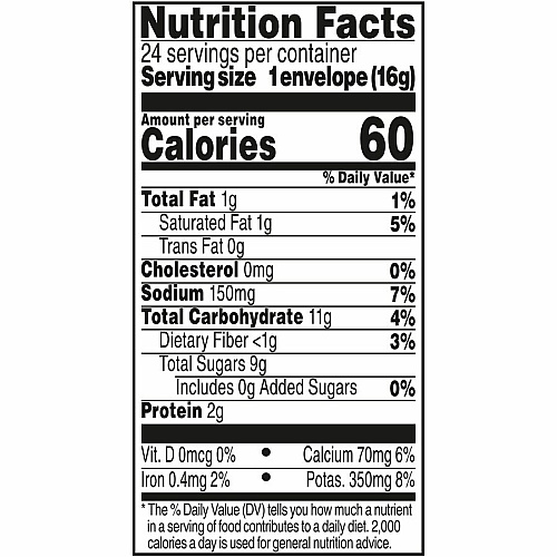 Swiss Miss Milk Chocolate No Sugar Added Cocoa Mix Packets Powder - 0.55 oz - Milk Chocolate - 24 / Box (HUN55584)