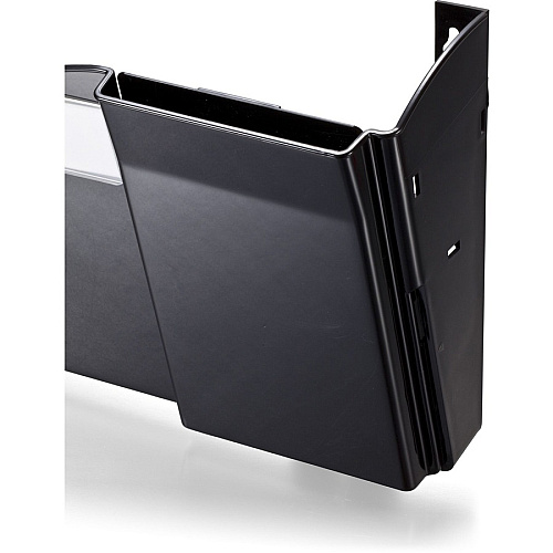 Officemate Grande Central Wall Filing System 4 Pocket(s) - 23.50" Height x 16.62" Width x 4.75" Depth - Black - 1 Pack (21724)